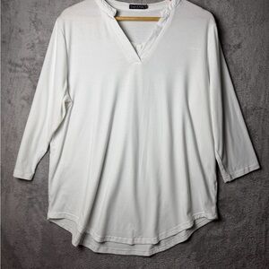 White Women'sTunic Top